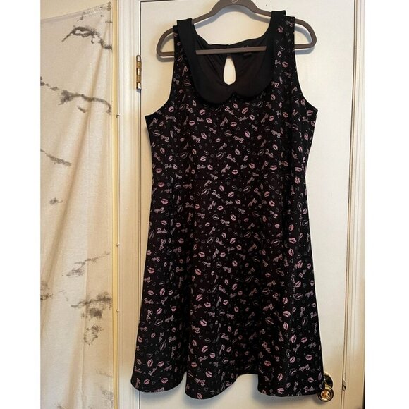 Torrid Size 3 Barbie Kisses Knee Length Dress - Picture 4 of 8